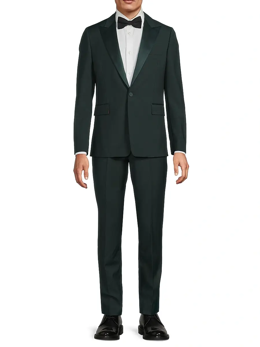 Paul Smith Men's Evening Wool-Blend Single-Breasted Suit | Thumbnail 3 Paul Smith Men's Evening Wool-Blend Single-Breasted Suit | Thumbnail 3
