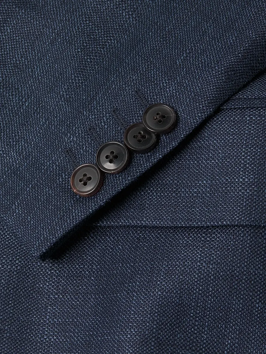 Paul Smith Men's Linen-Wool Two-Button Jacket | Thumbnail 6 Paul Smith Men's Linen-Wool Two-Button Jacket | Thumbnail 6