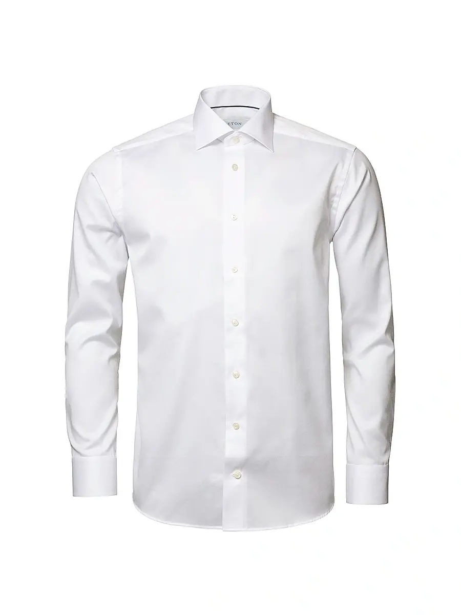 Eton Men's Super Slim Fit Twill Shirt | Thumbnail 2 Eton Men's Super Slim Fit Twill Shirt | Thumbnail 2