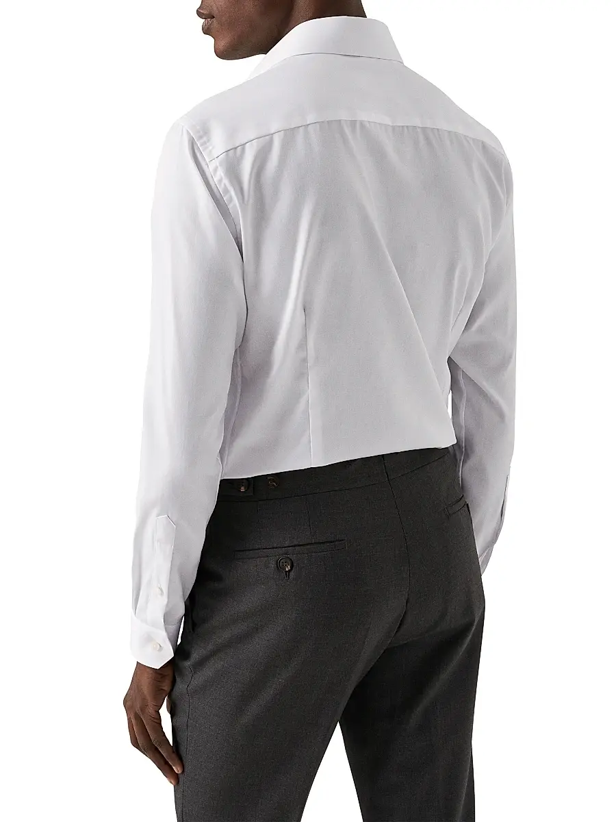 Eton Men's Super Slim Fit Twill Shirt | Thumbnail 4 Eton Men's Super Slim Fit Twill Shirt | Thumbnail 4