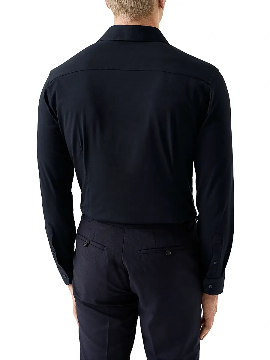 Eton Men's Slim-Fit Solid 4Flex Shirt | Thumbnail 3