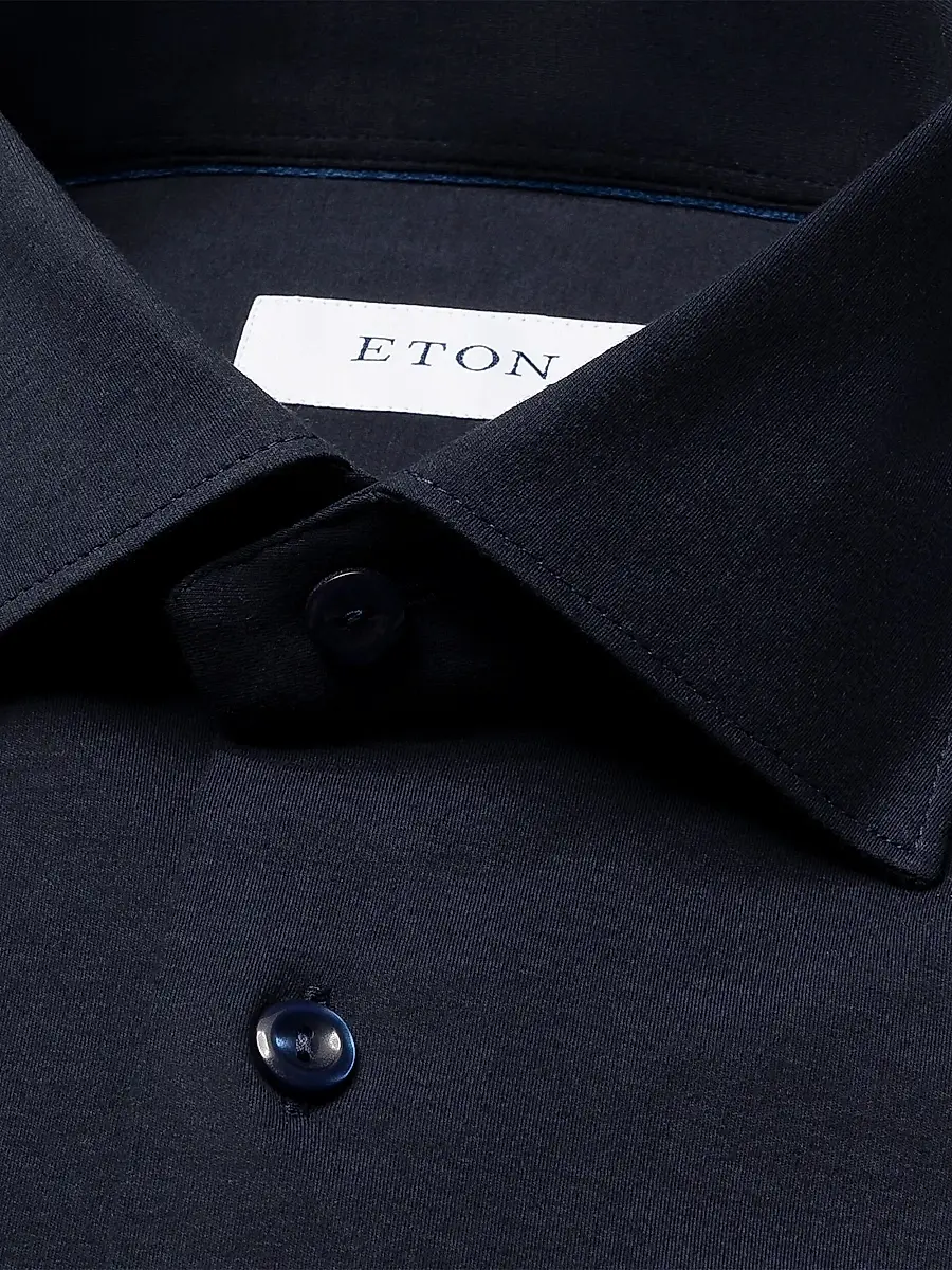 Eton Men's Slim-Fit Solid 4Flex Shirt | Thumbnail 6
