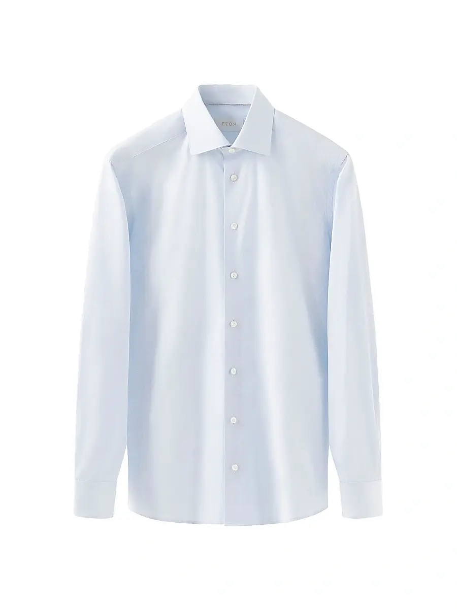 Eton Men's Slim-Fit Elevated Twill Shirt | Thumbnail 2 Eton Men's Slim-Fit Elevated Twill Shirt | Thumbnail 2