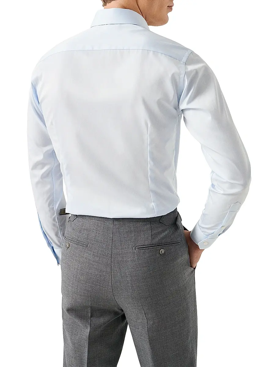 Eton Men's Slim-Fit Elevated Twill Shirt | Thumbnail 4 Eton Men's Slim-Fit Elevated Twill Shirt | Thumbnail 4