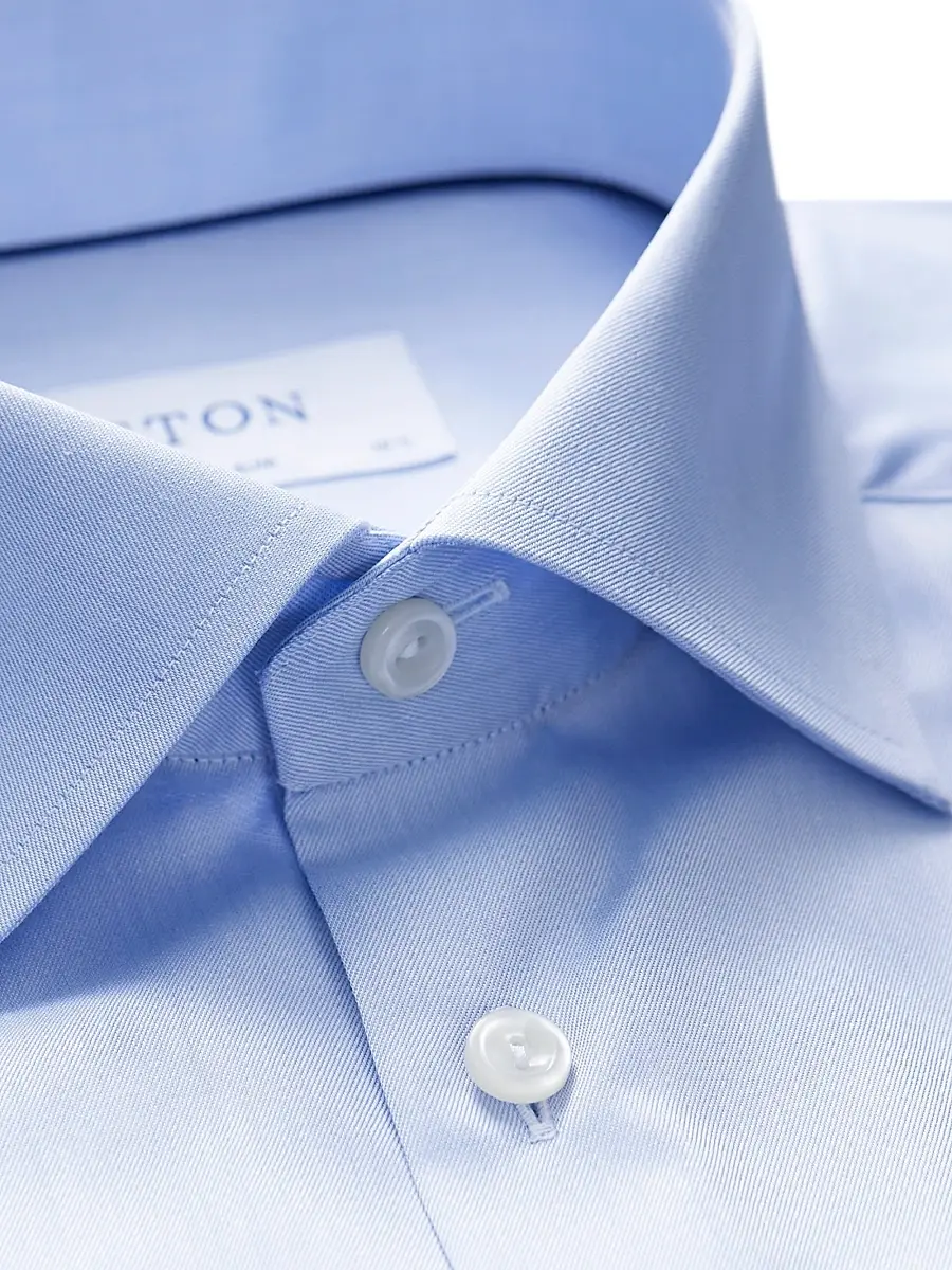 Eton Men's Super Slim-Fit Twill Dress Shirt | Thumbnail 2 Eton Men's Super Slim-Fit Twill Dress Shirt | Thumbnail 2