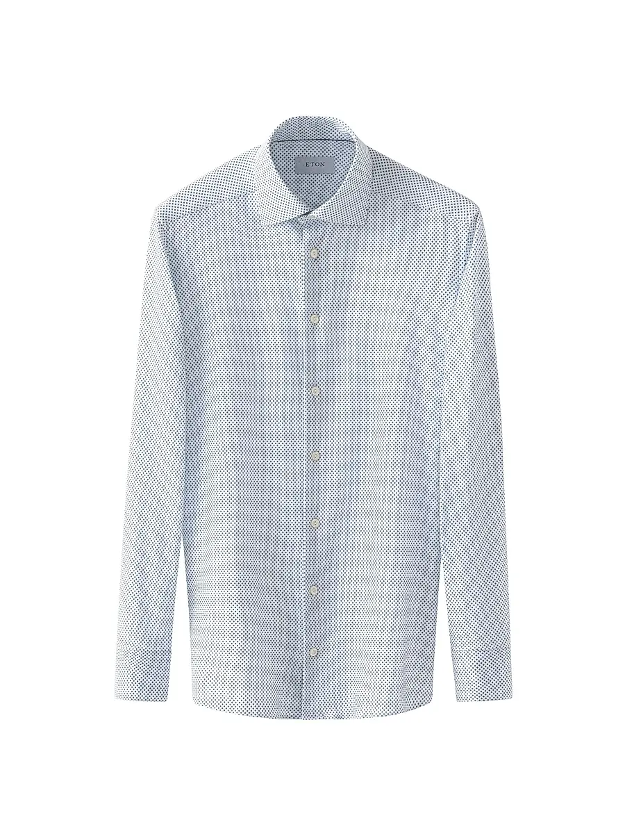 Eton Men's Slim-Fit Neat Medallion 4Flex Shirt | Thumbnail 2 Eton Men's Slim-Fit Neat Medallion 4Flex Shirt | Thumbnail 2