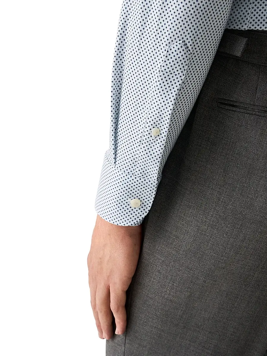 Eton Men's Slim-Fit Neat Medallion 4Flex Shirt | Thumbnail 6 Eton Men's Slim-Fit Neat Medallion 4Flex Shirt | Thumbnail 6