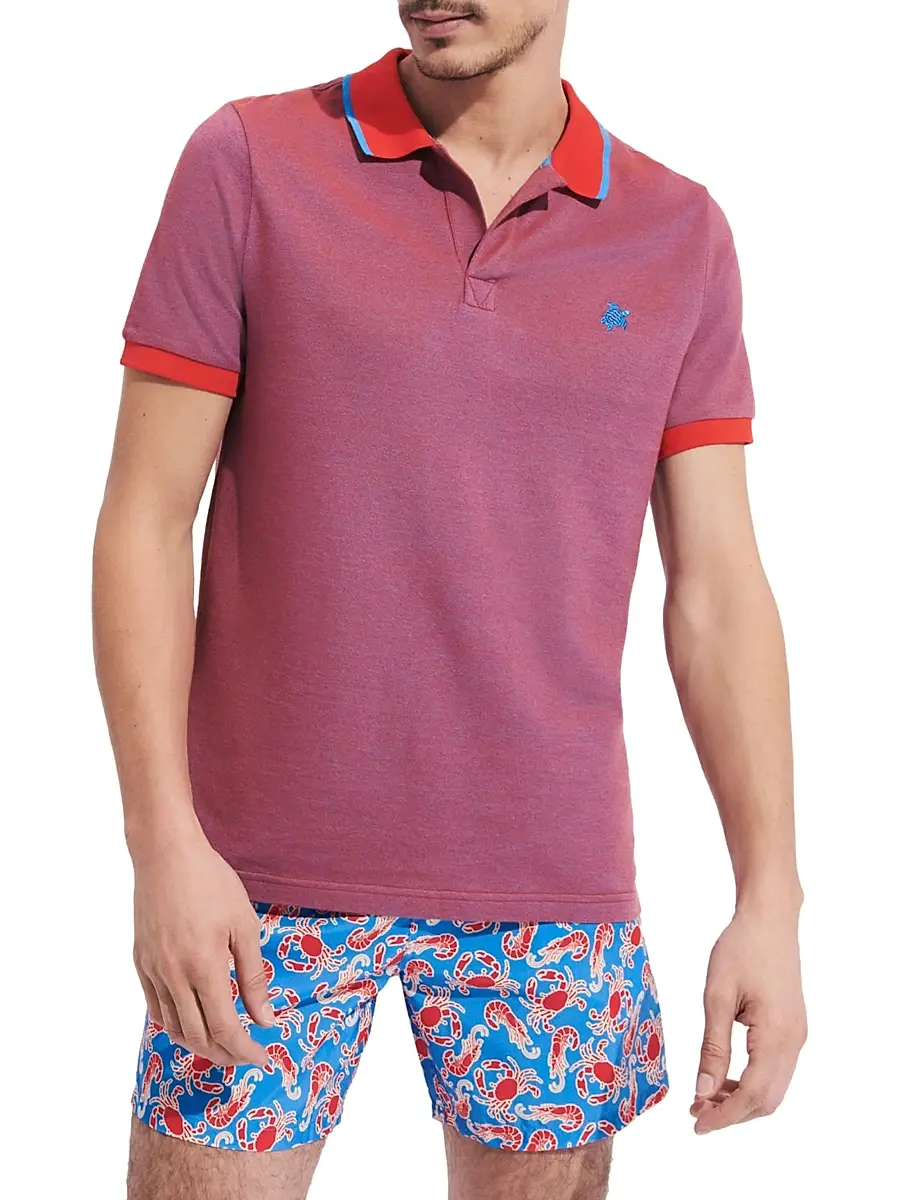 Vilebrequin Men's Pique Polo Shirt | Thumbnail 2