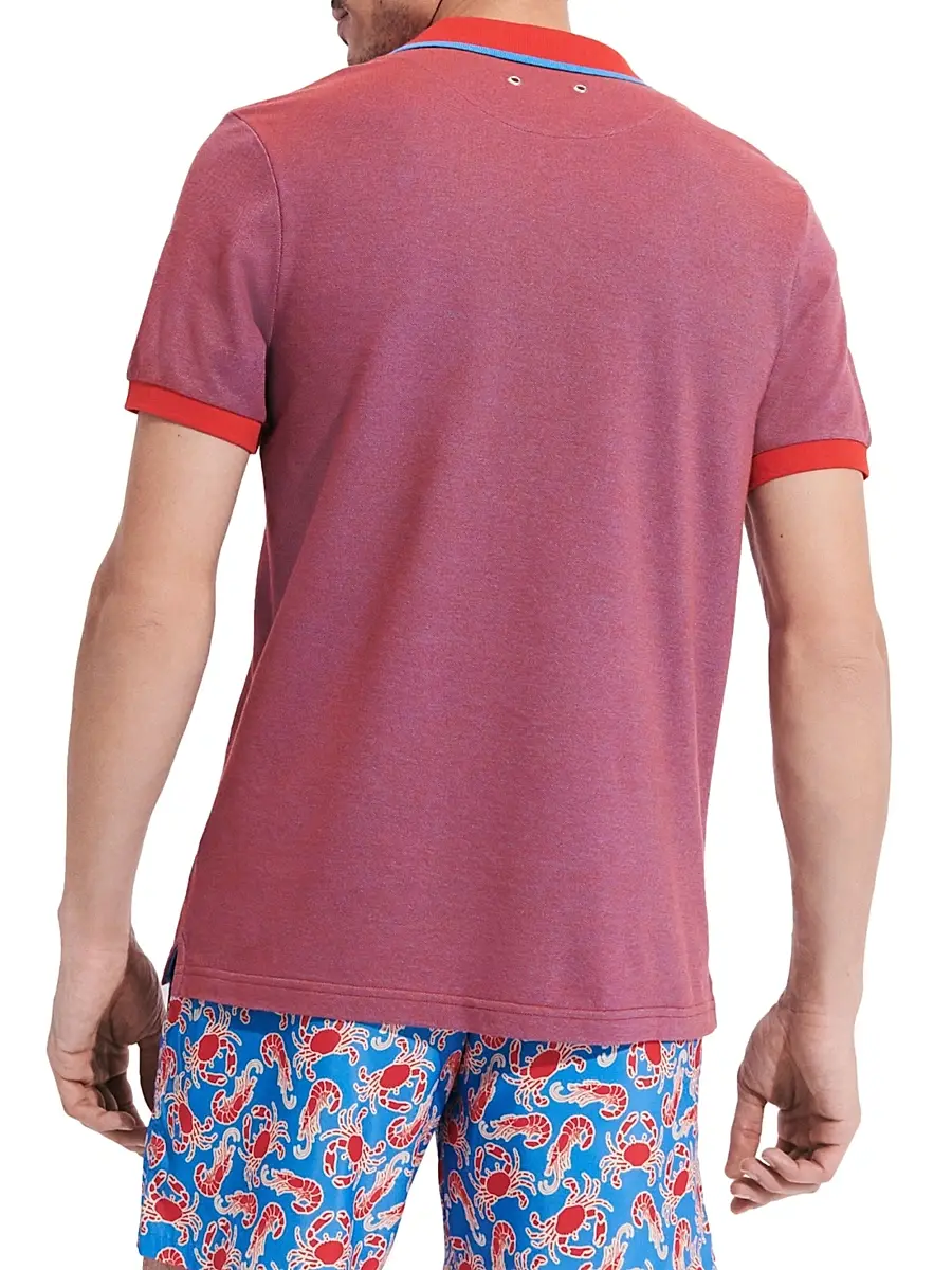Vilebrequin Men's Pique Polo Shirt | Thumbnail 3