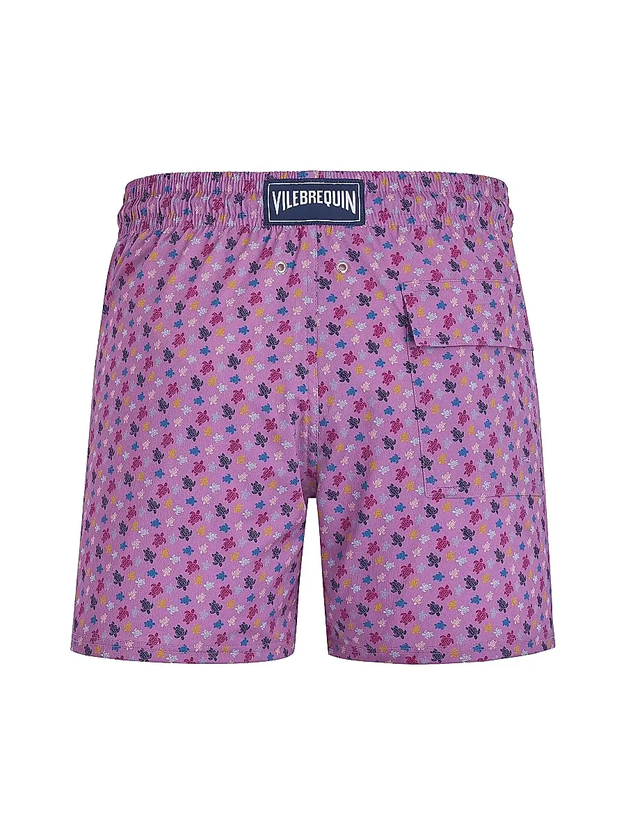 Vilebrequin Men's Moorsie Turtle Print Swim Trunks | Thumbnail 3 Vilebrequin Men's Moorsie Turtle Print Swim Trunks | Thumbnail 3