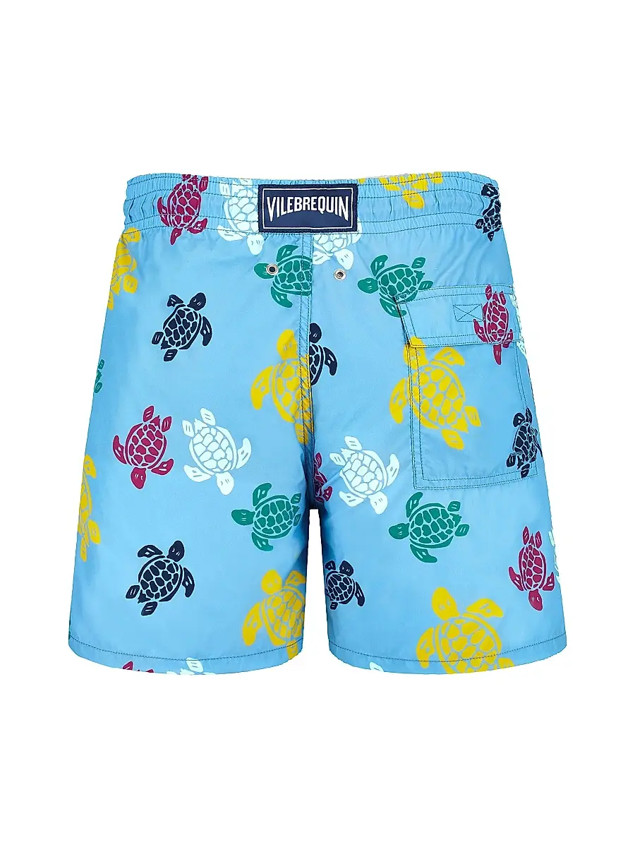 Vilebrequin Men's Multicolor Tortoise Swim Trunks | Thumbnail 3 Vilebrequin Men's Multicolor Tortoise Swim Trunks | Thumbnail 3