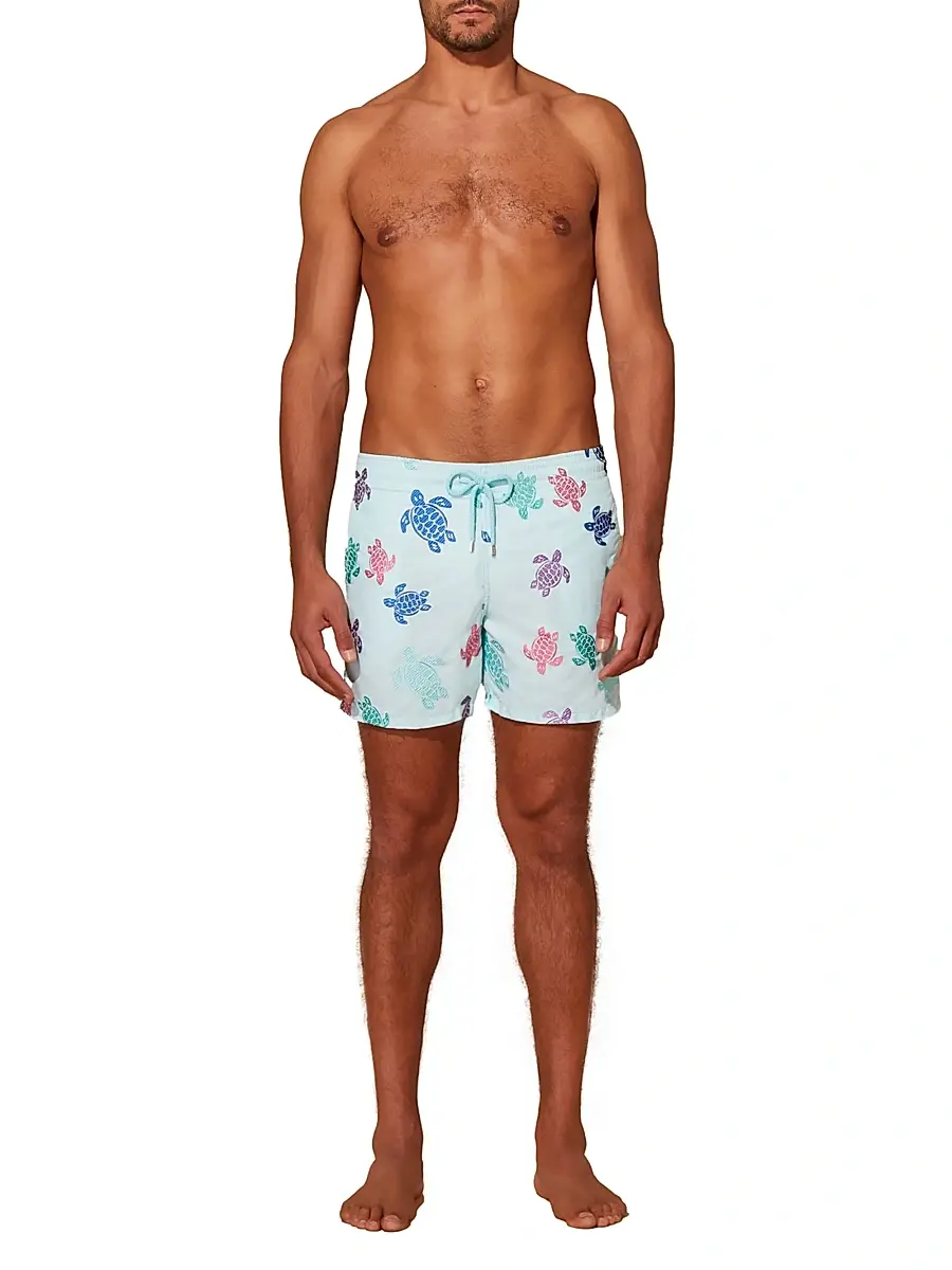 Vilebrequin Men's Mistral Turtle Swim Shorts | Thumbnail 2 Vilebrequin Men's Mistral Turtle Swim Shorts | Thumbnail 2