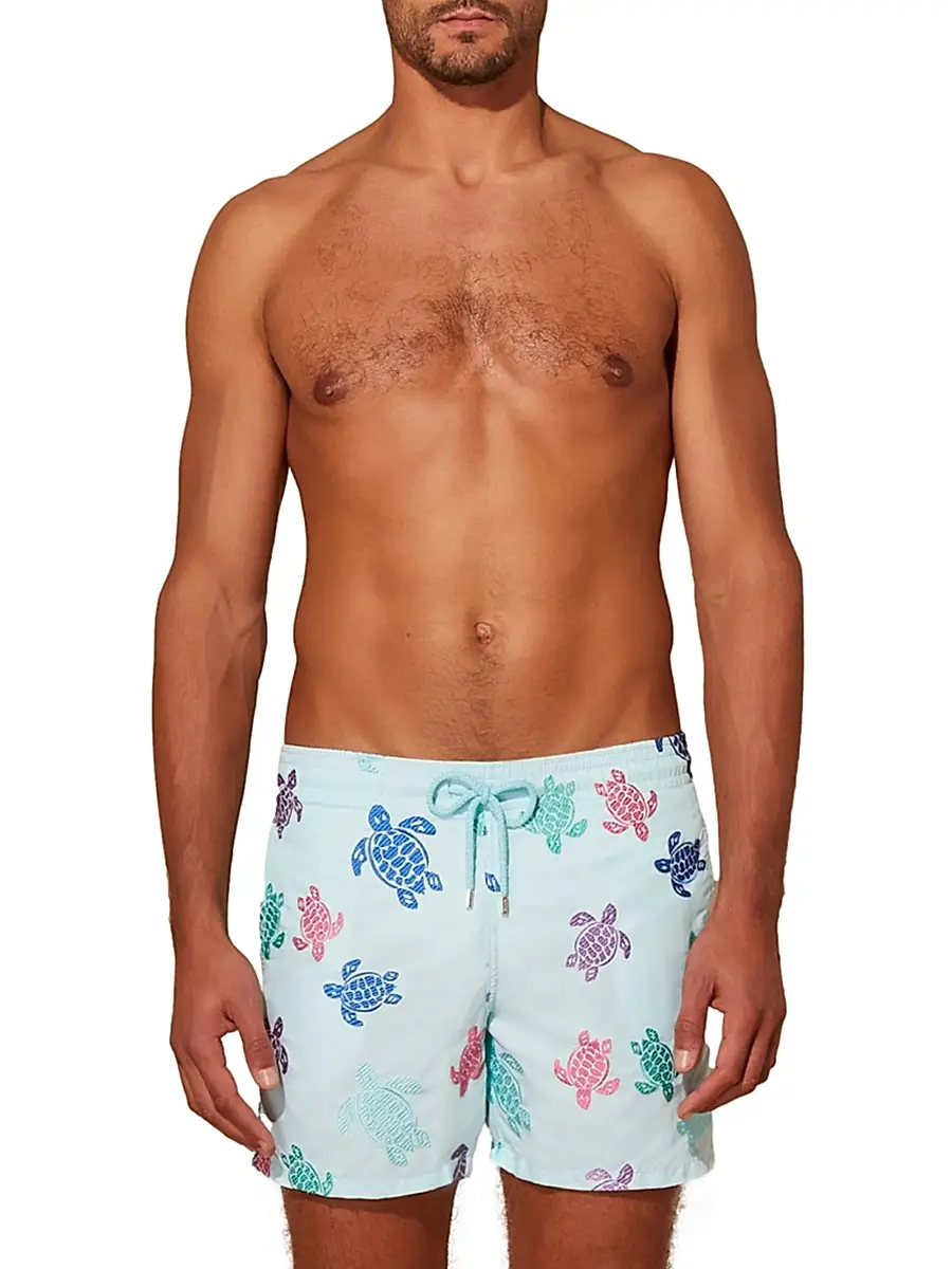 Vilebrequin Men's Mistral Turtle Swim Shorts | Thumbnail 4 Vilebrequin Men's Mistral Turtle Swim Shorts | Thumbnail 4