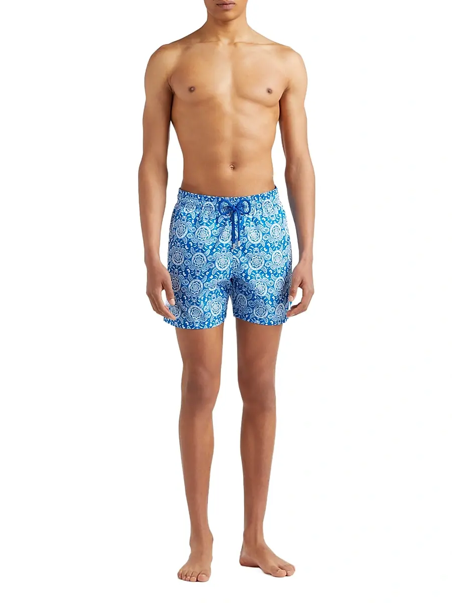 Vilebrequin Men's Graphic Turtle Swim Shorts | Thumbnail 2 Vilebrequin Men's Graphic Turtle Swim Shorts | Thumbnail 2