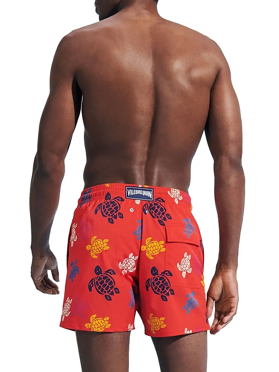 Vilebrequin Men's Multicolor Tortoise Swim Trunks | Thumbnail 4