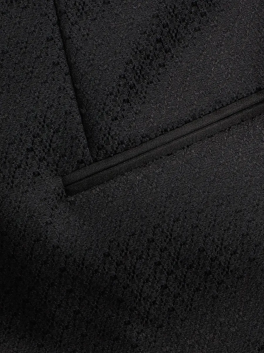 Giorgio Armani Men's Printed Dinner Jacket - Black | Thumbnail 7