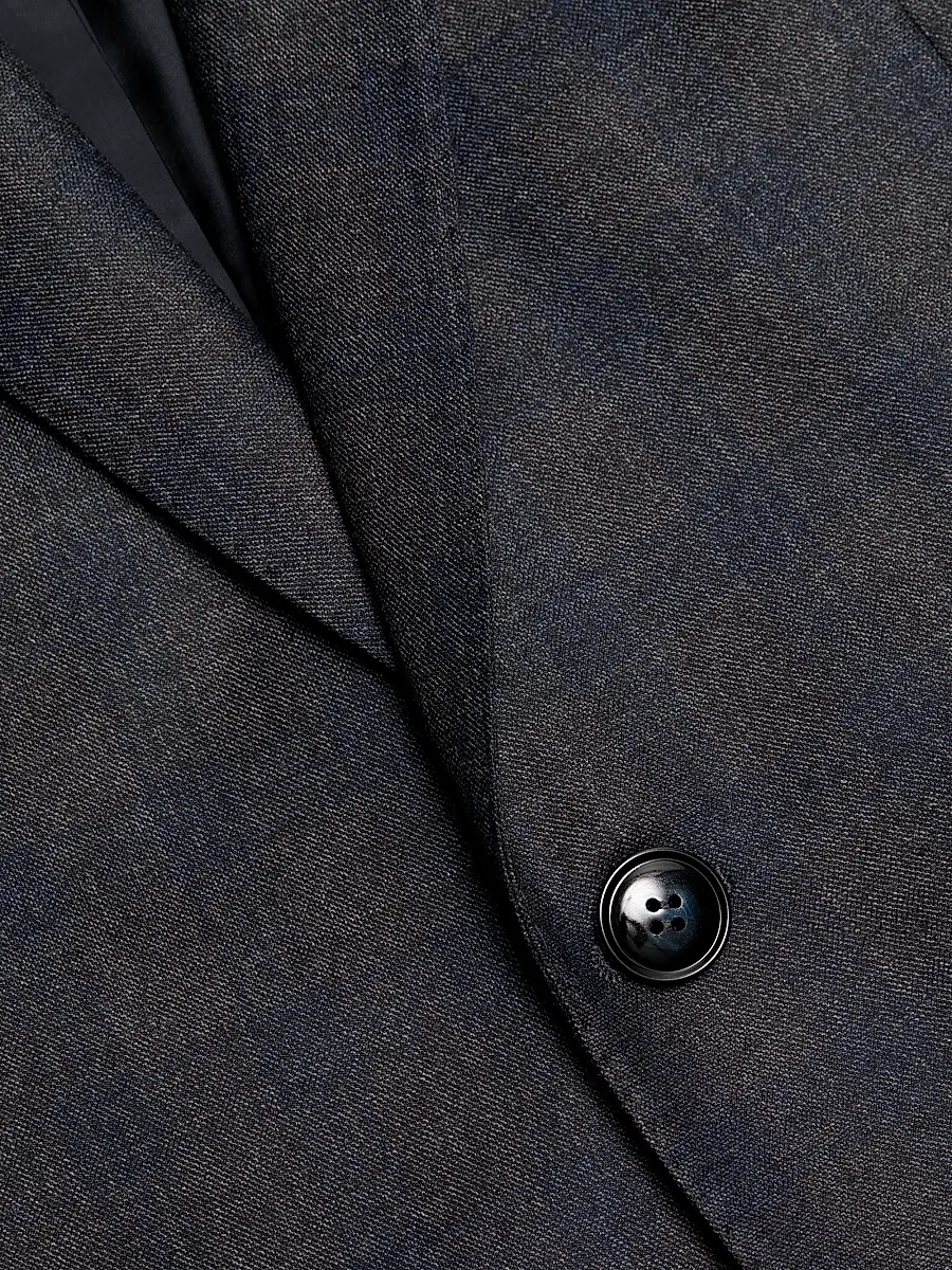 Giorgio Armani Men's Windowpane Plaid Wool-Cashmere Suit - Dark Grey Blue | Thumbnail 7 Giorgio Armani Men's Windowpane Plaid Wool-Cashmere Suit - Dark Grey Blue | Thumbnail 7