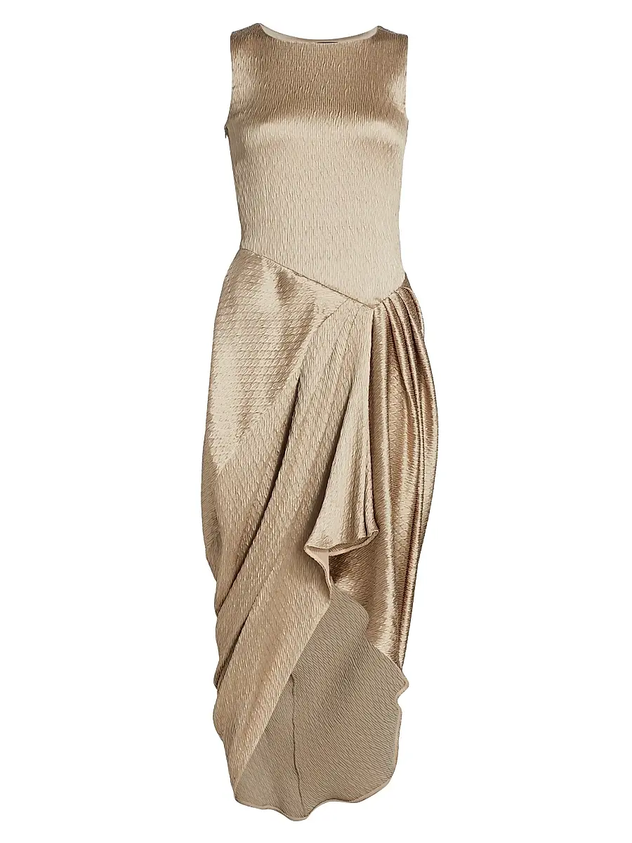 Giorgio Armani Women's Textured Draped Dress