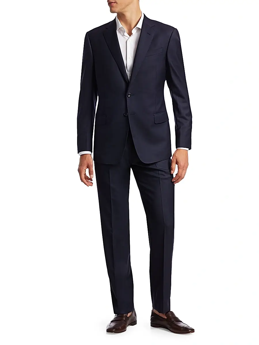 Giorgio Armani Men's Single-Breasted Wool Suit | Thumbnail 2