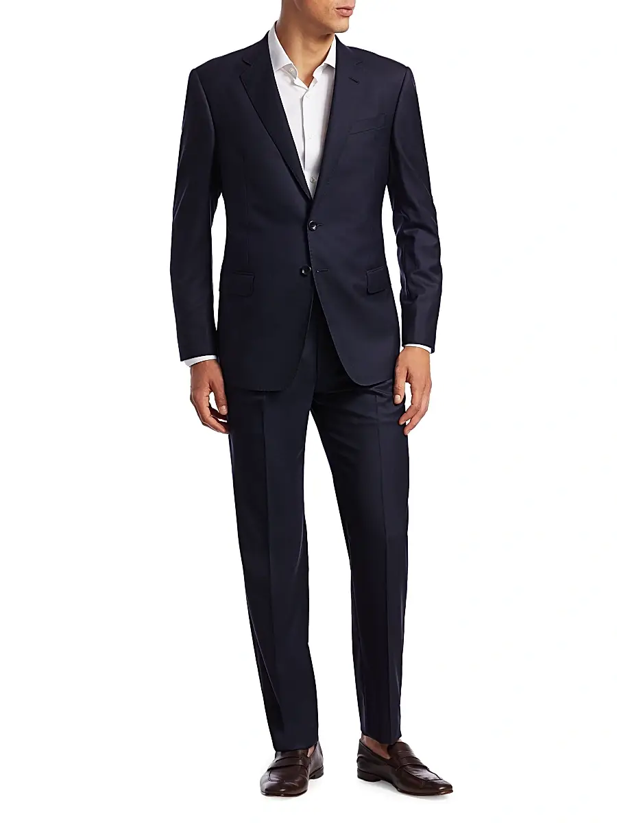 Giorgio Armani Men's Single-Breasted Wool Suit | Thumbnail 3