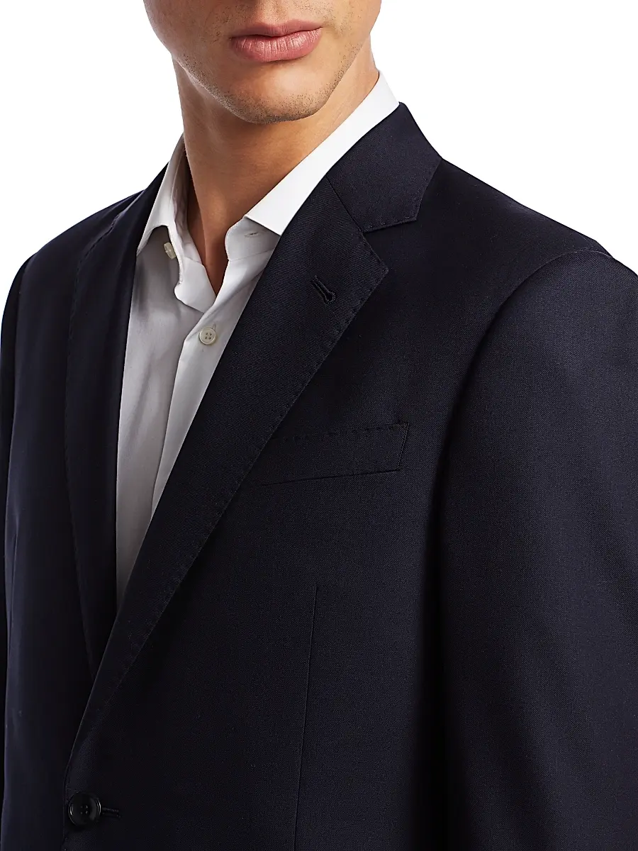 Giorgio Armani Men's Single-Breasted Wool Suit | Thumbnail 6