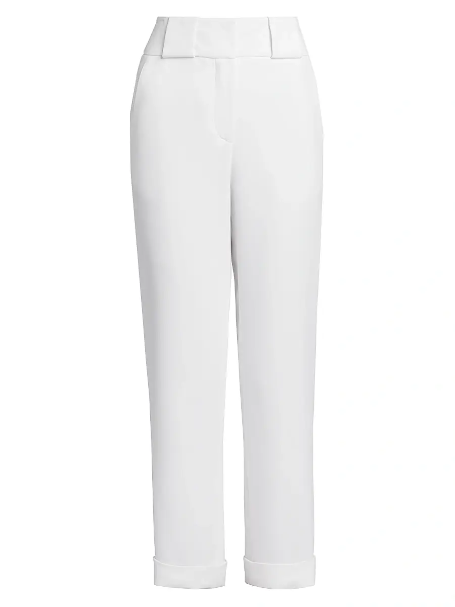 Giorgio Armani Women's Crepe Flat Front Trousers
