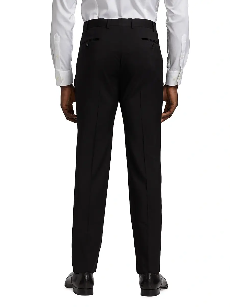 Emporio Armani Men's Classic Wool Trousers | Thumbnail 5 Emporio Armani Men's Classic Wool Trousers | Thumbnail 5