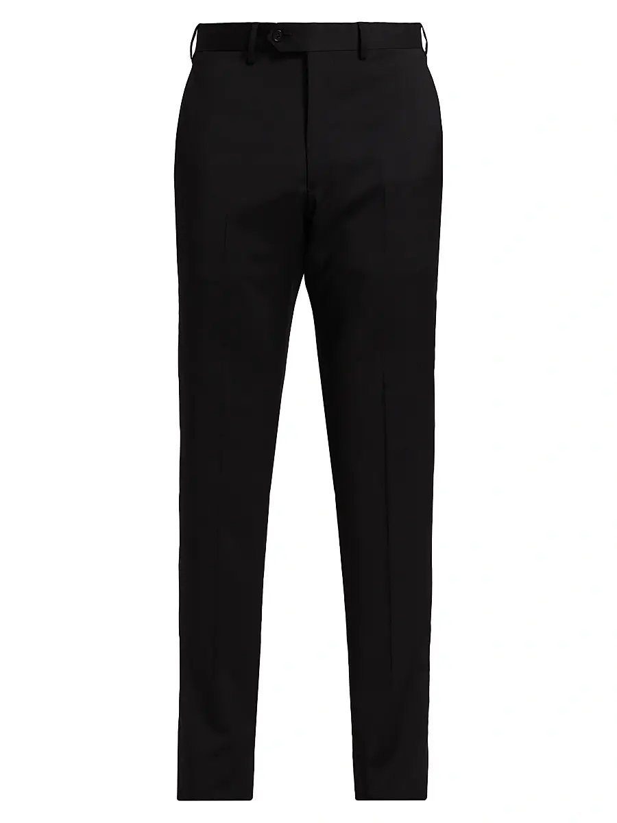Emporio Armani Men's Classic Wool Trousers | Image 1 Emporio Armani Men's Classic Wool Trousers | Image 1