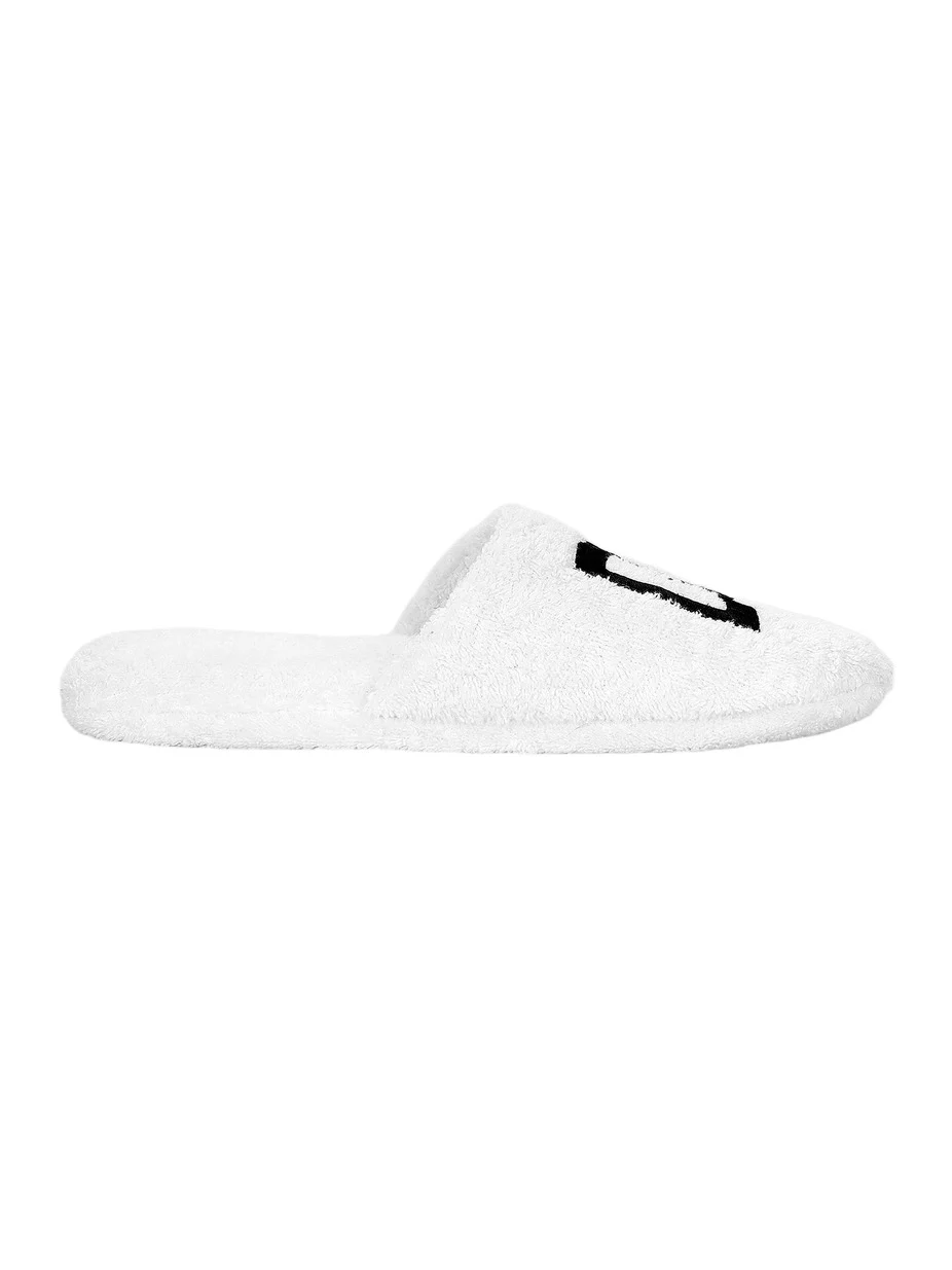 Dolce & Gabbana Men's DG Logo Embroidered Slippers
