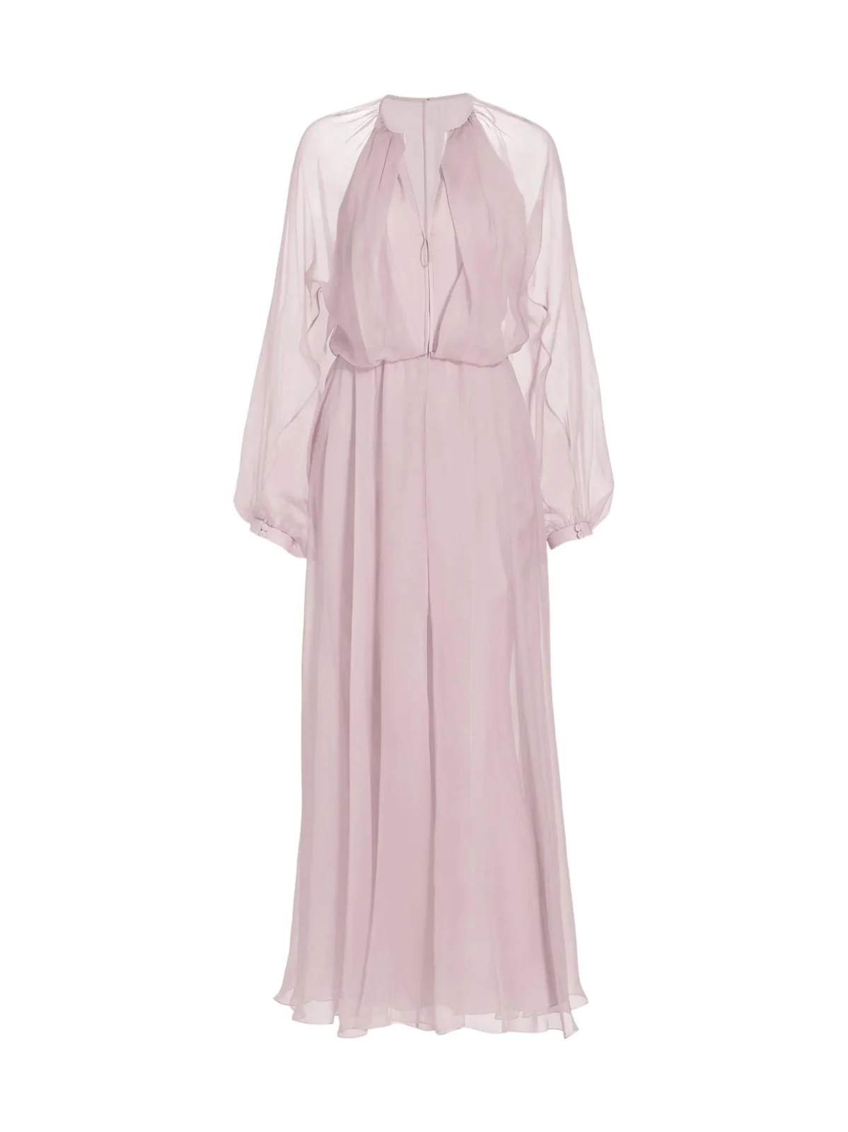 Giorgio Armani Women's Blouson Zip-Front Silk Gown