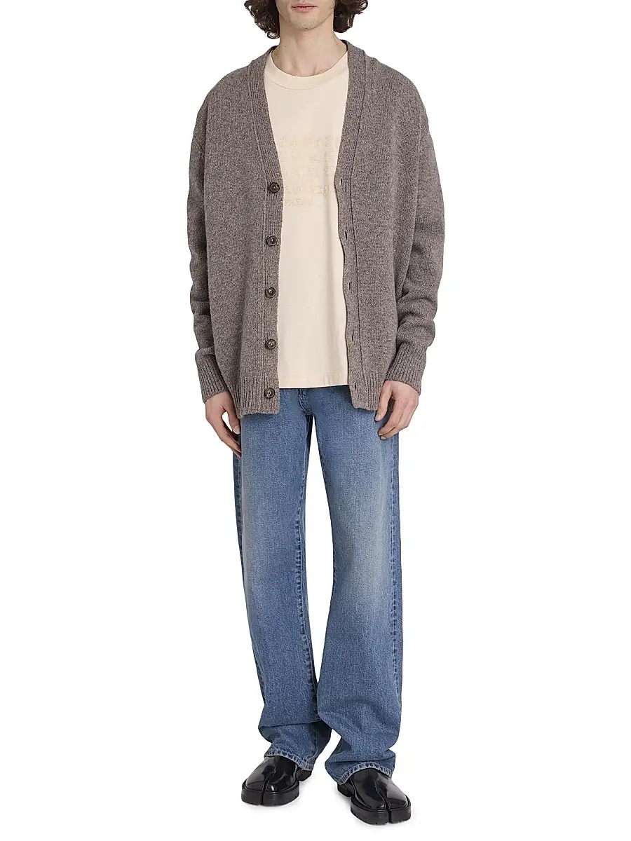 Maison Margiela Men's Denim Five-Pocket Straight-Leg Jeans | Thumbnail 2 Maison Margiela Men's Denim Five-Pocket Straight-Leg Jeans | Thumbnail 2