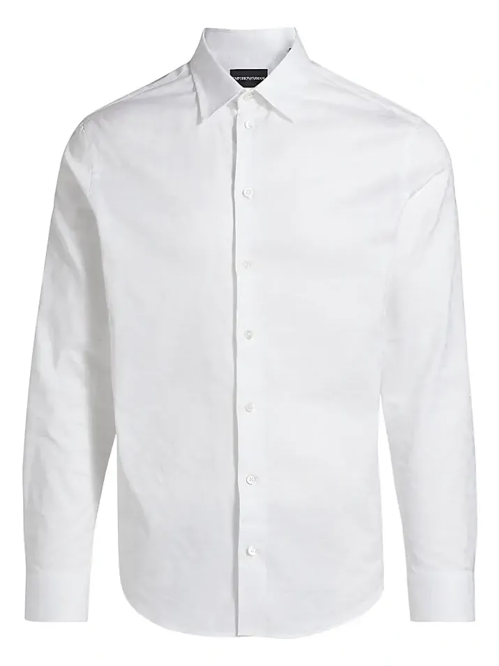 Men's Tonal Cotton Shirt Men's Tonal Cotton Shirt