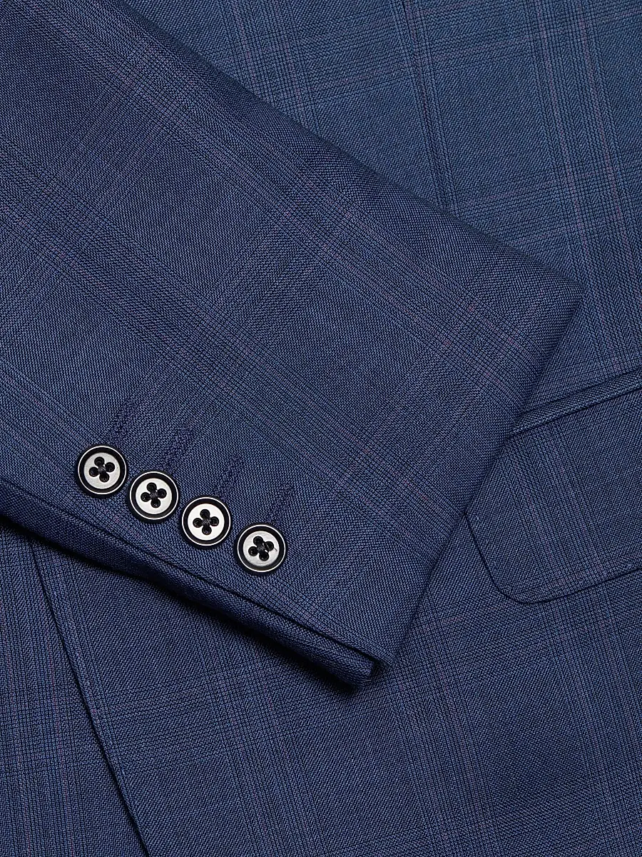 Emporio Armani Men's Glen Check Virgin Wool Single-Breasted Suit | Thumbnail 7 Emporio Armani Men's Glen Check Virgin Wool Single-Breasted Suit | Thumbnail 7