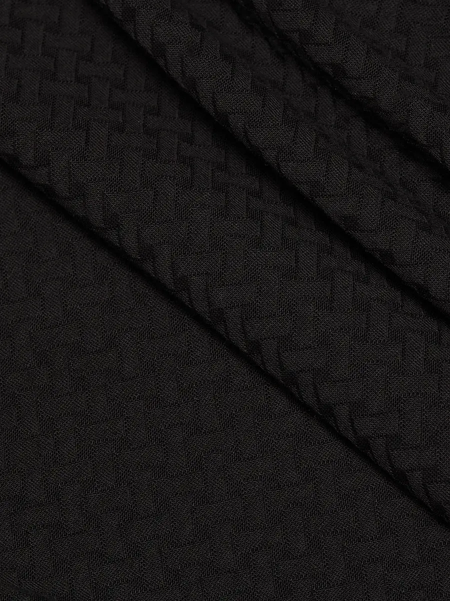 Emporio Armani Men's Basket-Weave Cotton T-Shirt | Thumbnail 7 Emporio Armani Men's Basket-Weave Cotton T-Shirt | Thumbnail 7