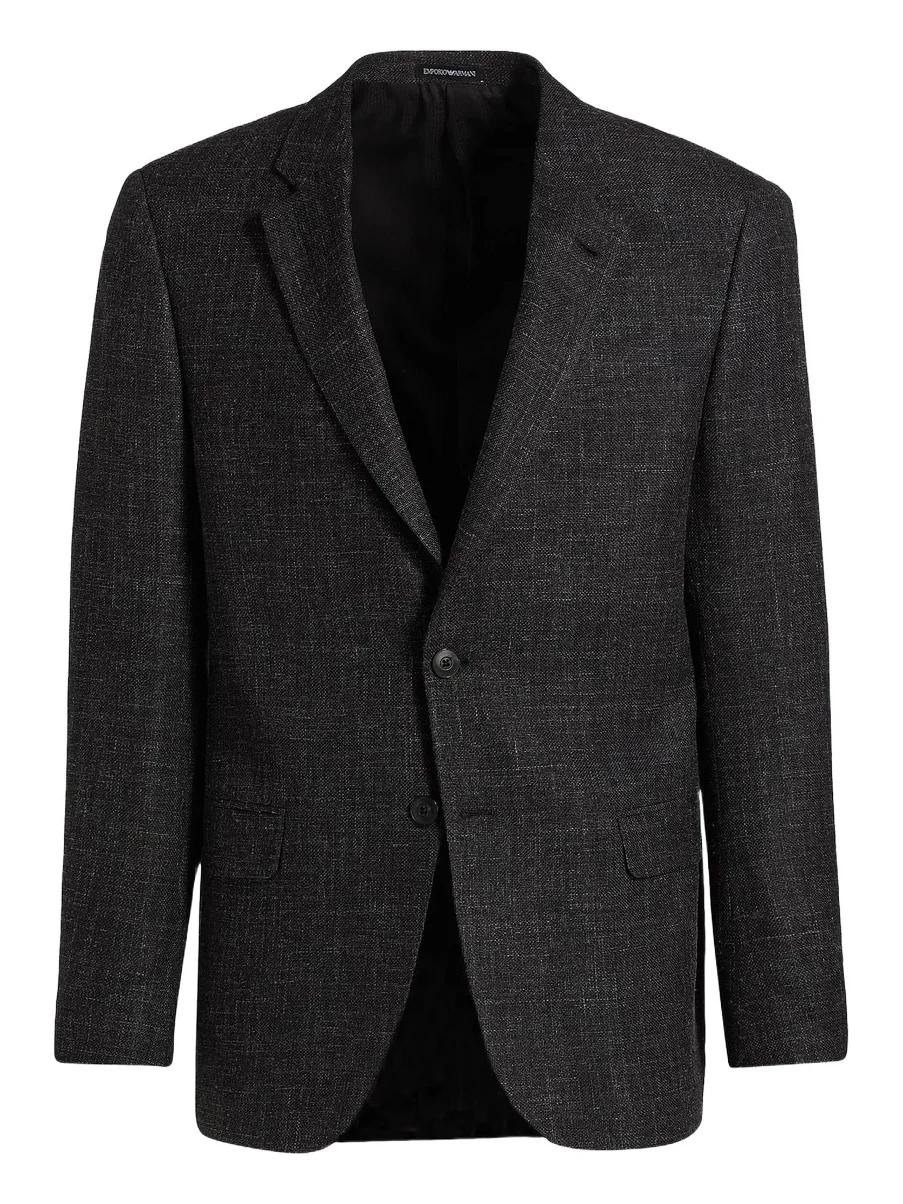 Men's Virgin Wool-Blend Blazer Men's Virgin Wool-Blend Blazer