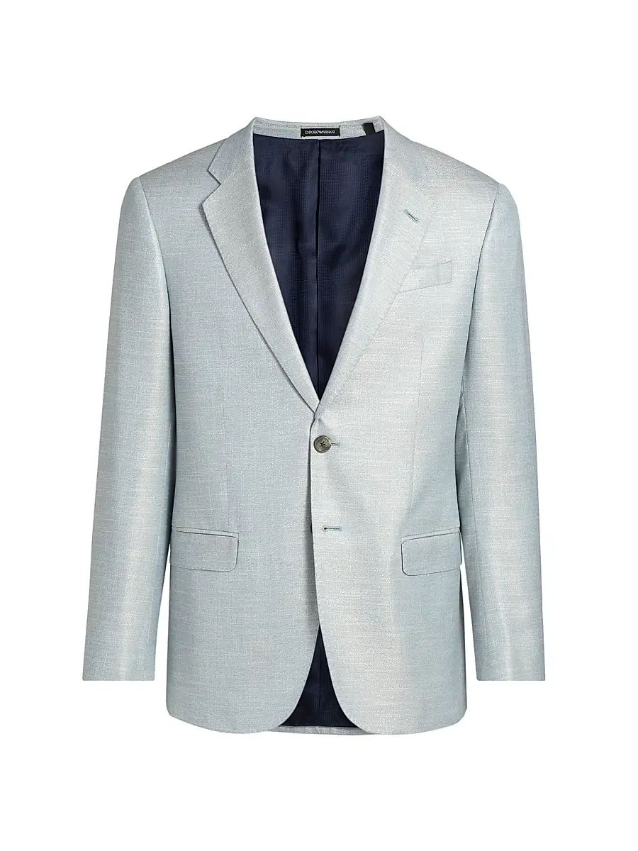 Emporio Armani Men's Bamboo Notch Lapel Jacket