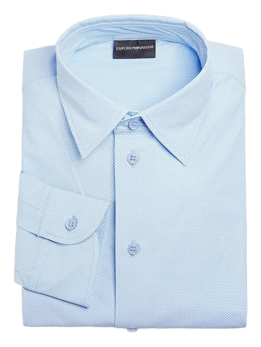 Men's Micro-Printed Jersey Button-Front Shirt Men's Micro-Printed Jersey Button-Front Shirt