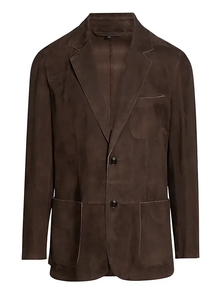 Men's Tailored Suede Jacket Men's Tailored Suede Jacket