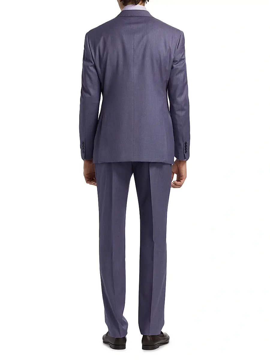 Emporio Armani Men's Virgin Wool Single-Breasted Suit | Thumbnail 5