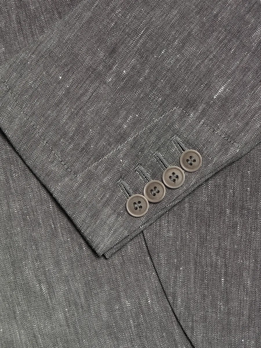 Giorgio Armani Men's Notch Lapel Linen-Wool Blazer | Thumbnail 7 Giorgio Armani Men's Notch Lapel Linen-Wool Blazer | Thumbnail 7