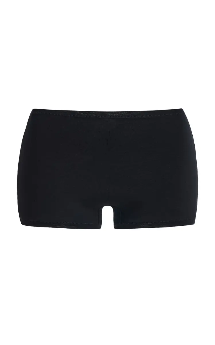 ÉTERNE High-Waisted Jersey Boy Shorts | Image 1 ÉTERNE High-Waisted Jersey Boy Shorts | Image 1