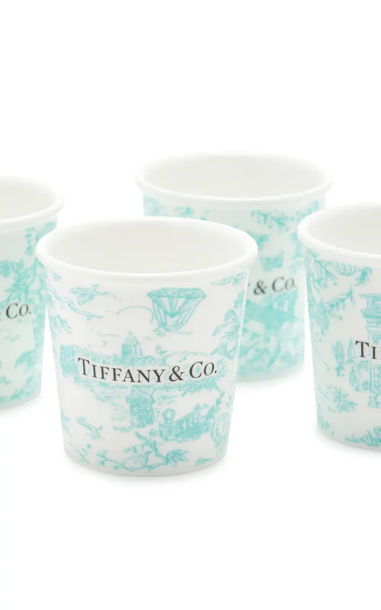Tiffany & Co. Exclusive Set-of-Four China Espresso Cups | Thumbnail 2 Tiffany & Co. Exclusive Set-of-Four China Espresso Cups | Thumbnail 2