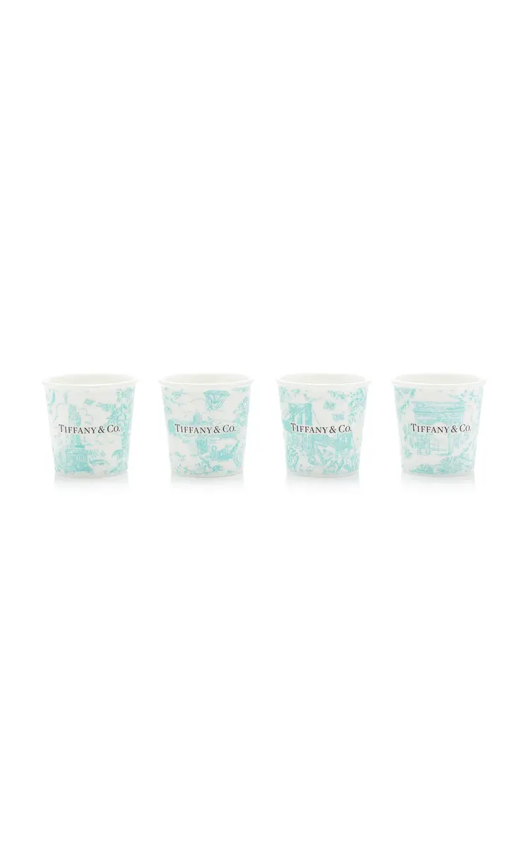 Tiffany & Co. Exclusive Set-of-Four China Espresso Cups | Thumbnail 3 Tiffany & Co. Exclusive Set-of-Four China Espresso Cups | Thumbnail 3