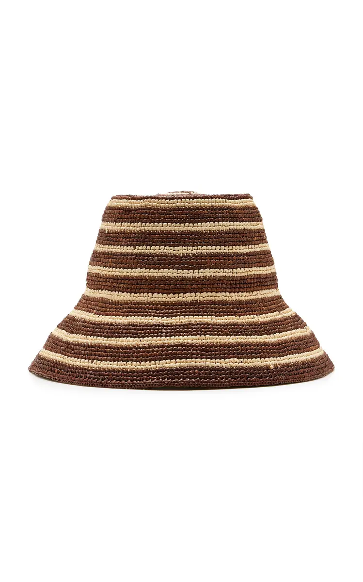 JANESSA LEONE Felix Raffia Straw Hat | Image 1 JANESSA LEONE Felix Raffia Straw Hat | Image 1