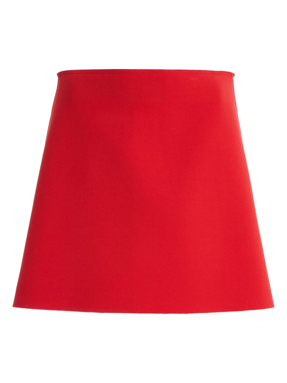 Exclusive Lay3 Cotton-Blend Mini Skirt Exclusive Lay3 Cotton-Blend Mini Skirt