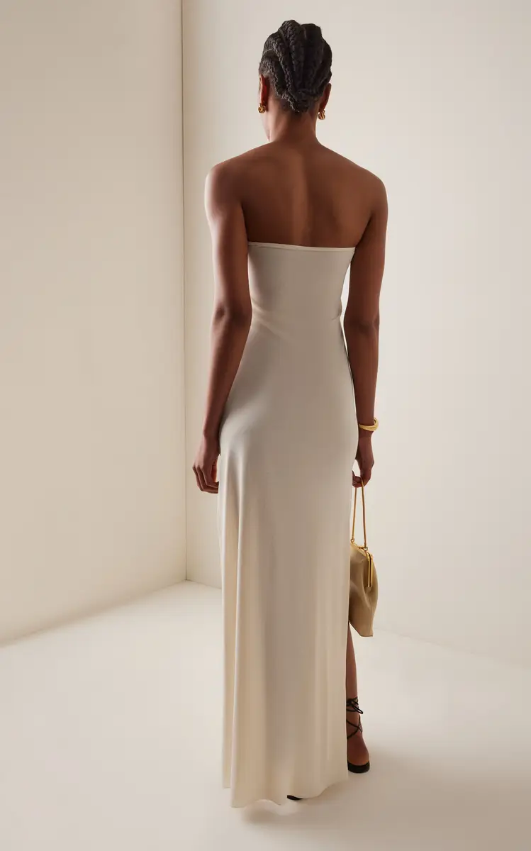 Moré Noir Alina Ruched Jersey Maxi Dress | Thumbnail 4 Moré Noir Alina Ruched Jersey Maxi Dress | Thumbnail 4