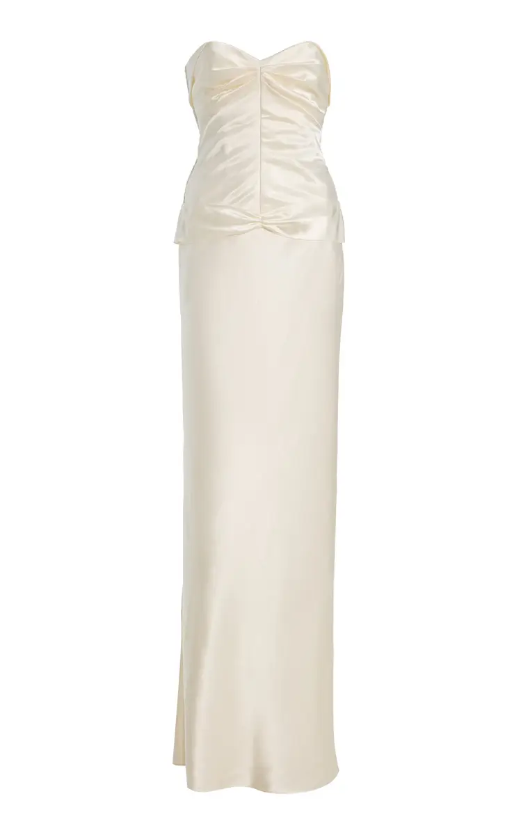 Anna October Clementine Satin Maxi Dress | Image 1 Anna October Clementine Satin Maxi Dress | Image 1