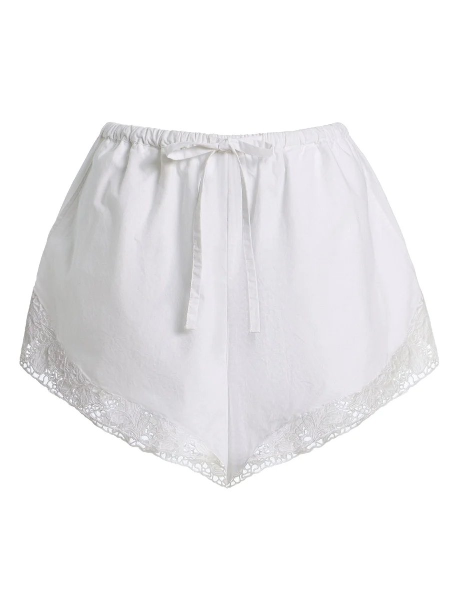 ROTATE Cotton Drawstring Shorts