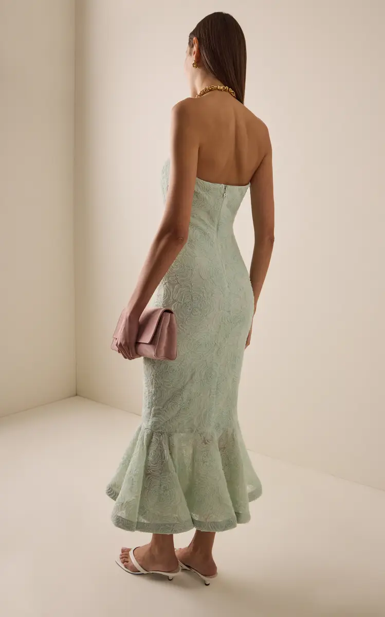 ROTATE Flower Mesh Flounce Dress | Thumbnail 4 ROTATE Flower Mesh Flounce Dress | Thumbnail 4