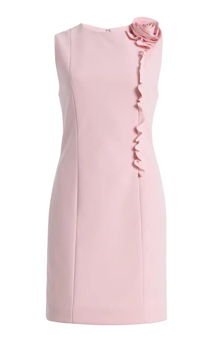 ROTATE Flower Crepe Mini Dress | Thumbnail 9 ROTATE Flower Crepe Mini Dress | Thumbnail 9